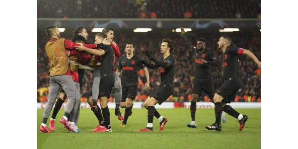 Publikum doufá, že Atlético de Madrid vstoupí do Ligy mistrů příští sezónu